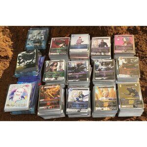 Final Fantasy TCG 1300+ Trading Card Lot - C/S/R/H/L/PM & 100s of Themed Sleeves